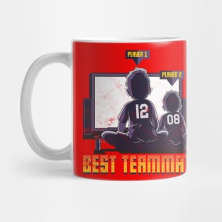 Gamer Dad Son Best Teammate Mug